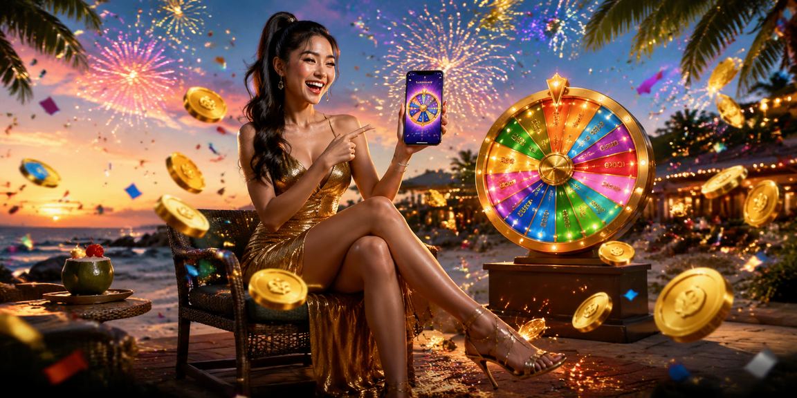 Khung cảnh lễ hội giải trí tại Phú Quốc với màn hình theo dõi kết quả thể thao trực tuyến